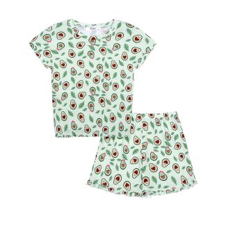 Oudiya Girls Two Piece Tie Dye Pajama Set