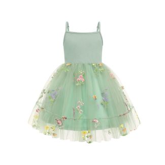 Oudiya Toddler Girls Cami Tulle Tutu Party Dress